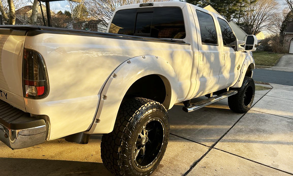 2011-2016 ford f250 f350 fender flares 103017p
